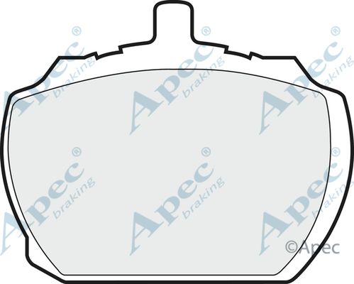 APEC BRAKING Комплект тормозных колодок, дисковый тормоз PAD60
